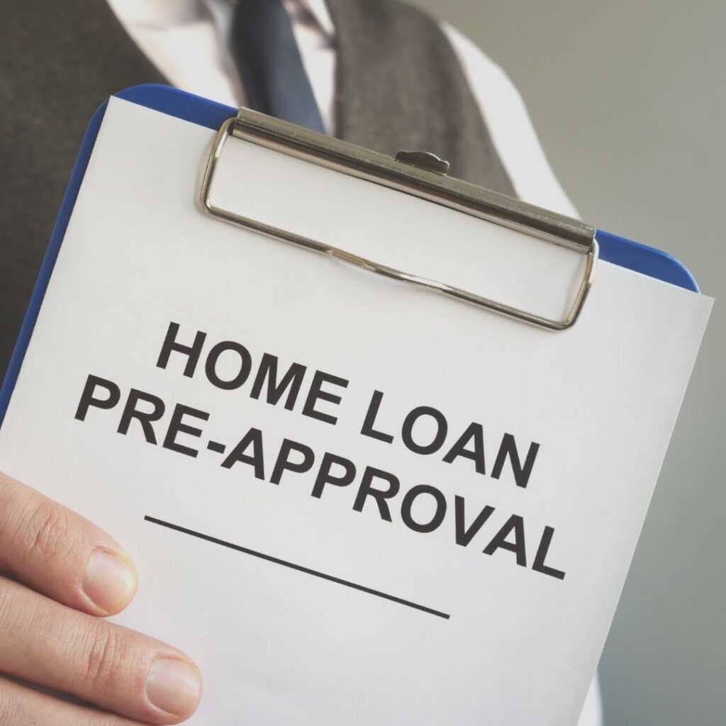 home loan pre-approval approval lender lending denver colorado home homes clipboard paper blue suit tie